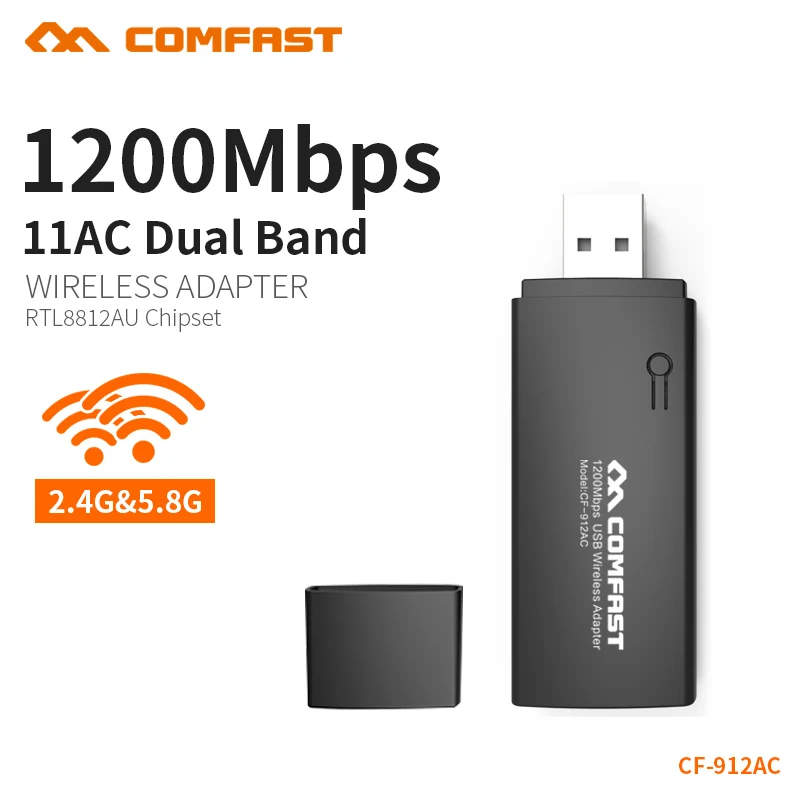 Сетевая карта COMFAST usb 3 0 2 4 Мбит/с 300 867 | Компьютеры и офис
