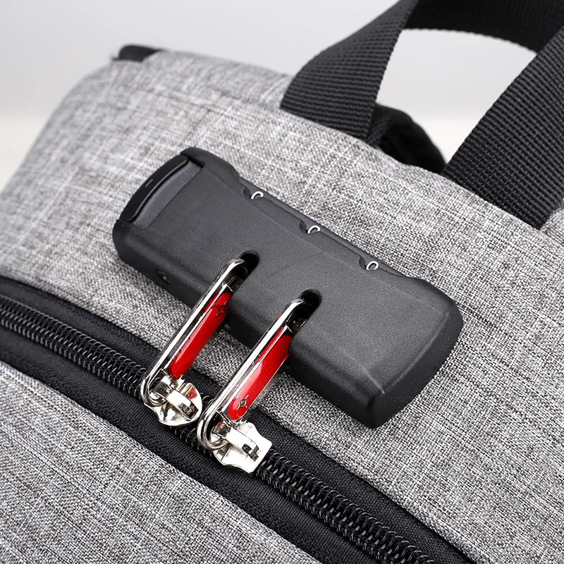 Модный мужской рюкзак Многофункциональный usb зарядка для мужчин 17 дюймов ноутбук
