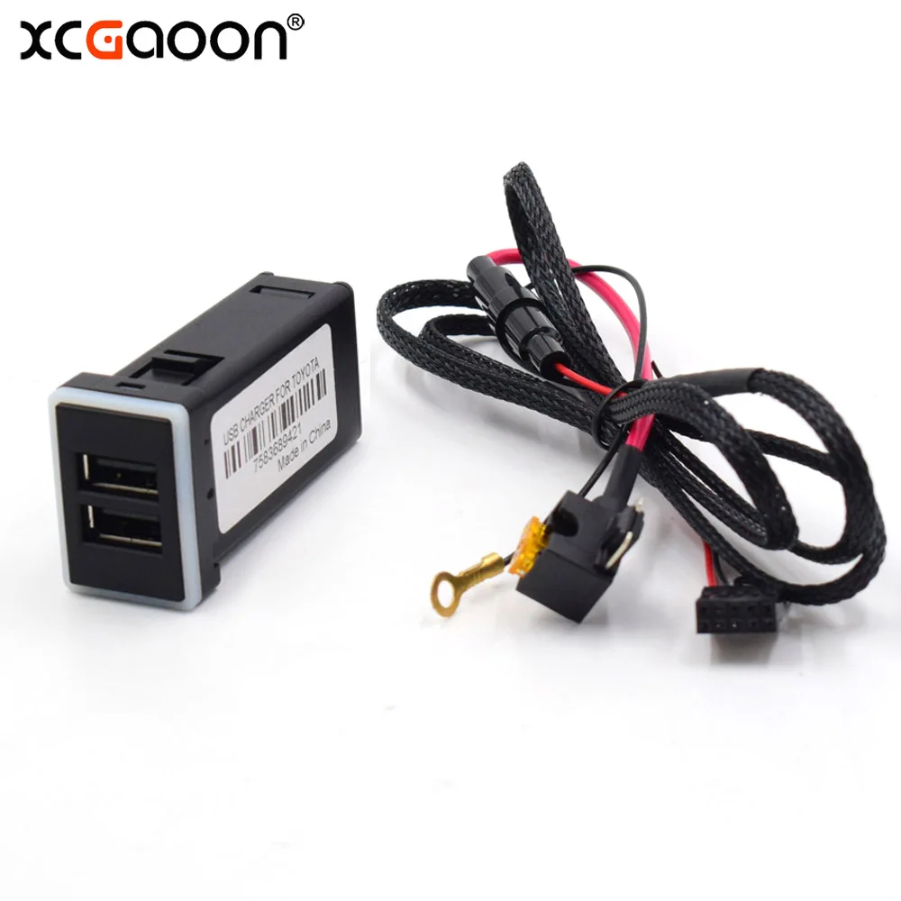 XCGaoon QC3.0 Quickcharge автомобильное зарядное устройство двойной USB телефон КПК адаптер