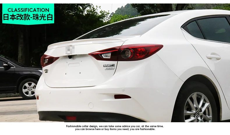 

Fit for MAZDA 3 AXELA ABS spoiler rear wing