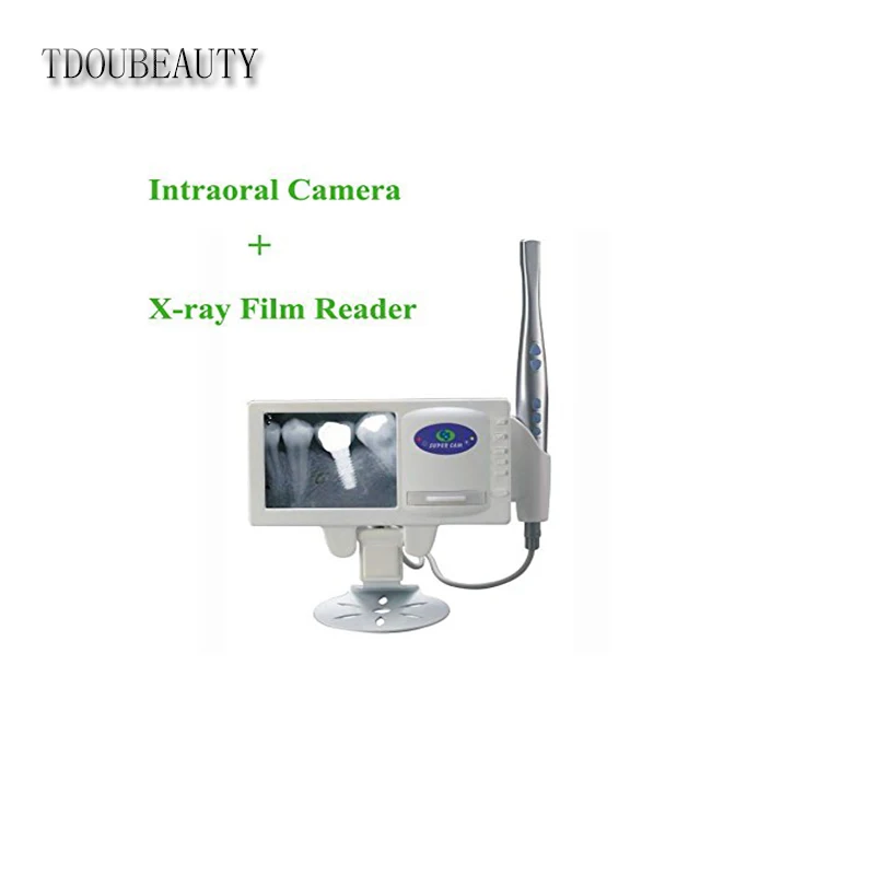 TDOUBEAUTY Multi-Functional X-ray Film Reader Dentist With Higher Resolution 5.0 Inch LCD+Pen-Like Camera Probe+USB Output M-168