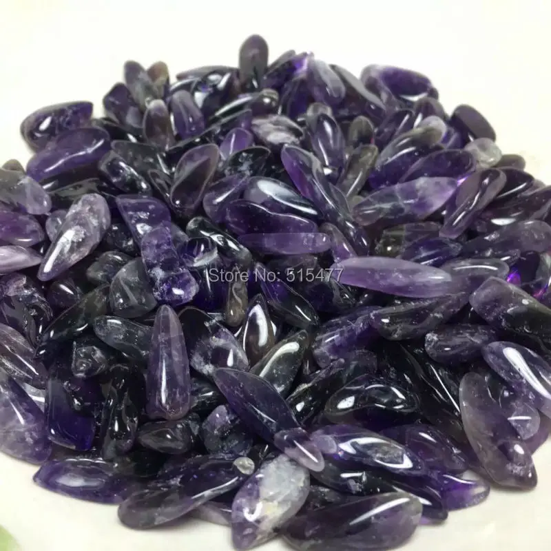 

Home Decor Gift 100g Natural Purple Amethyst Point Quartz Crystal Stone Mineral Specimen for Fish Tank