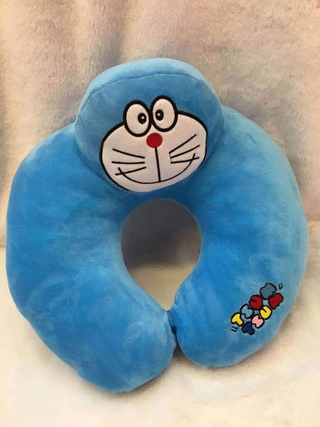Disney Stitch Микки Минни Маус пух KT Tusm мультяшная u-образная подушка для вождения обеденная подушка для шеи подарок на день рождения 30x30 см - Цвет: 10