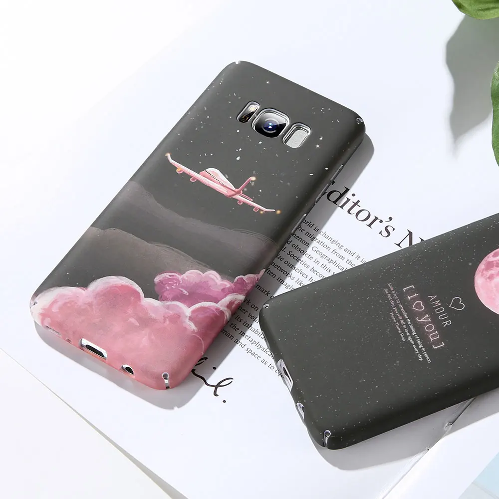 KISSCASE Phone Case For Samsung Galaxy S9 S8 plus S7 edge Note 8 9 A5 A3 A7 J3 2017 A6 A8 J8 2018 Hard Fundas Couple Cover Cases |
