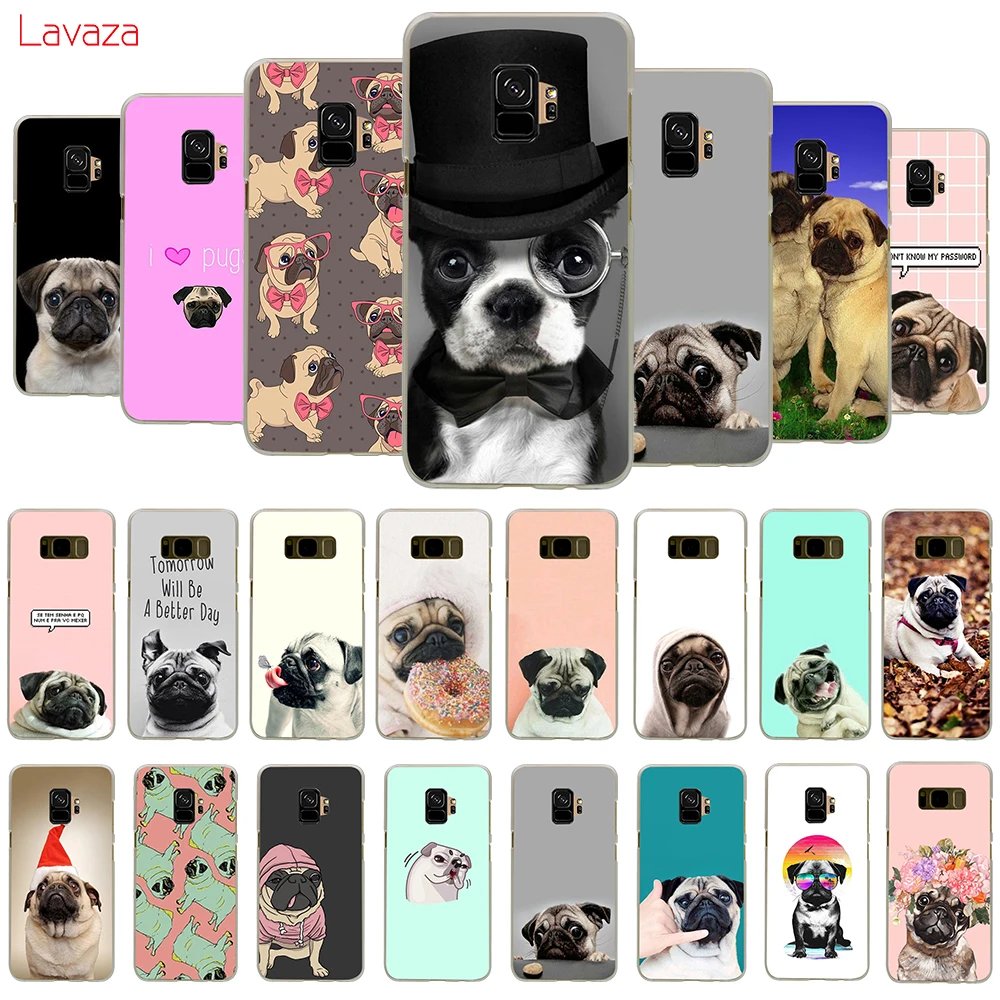 Твердый чехол для телефона Lavaza Animal Cute Pug Dog Samsung Galaxy A10 A30 A40 A50 A70 M10 M20 M30 | Мобильные