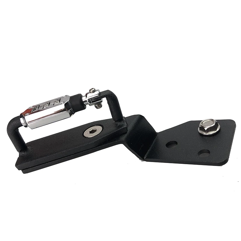 

For Kawasaki Z800/ZR800 2013 2014 2015 2016 2017 2018 Motorcycle Helmet Lock Password Mount Hook Black Side Anti-theft Security
