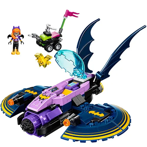 Super Bat girl Batjet Chase Hero совместим с 41230 моделями строительными блоками кирпичами Wonder