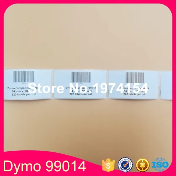 200 рулонов Dymo 99014 совместимая этикетка 54 мм * 101 220 шт./рулон белая с LabelWriter 450Turbo Printer