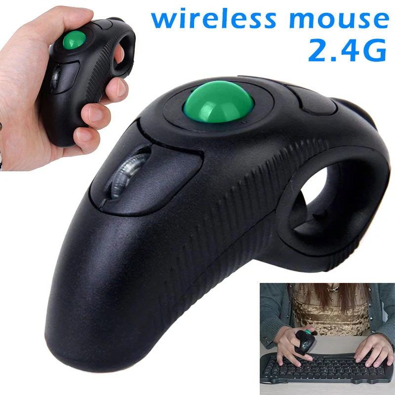 

Беспроводная ручная мышь-трекбол, USB, 2,4 ГГц, EM88