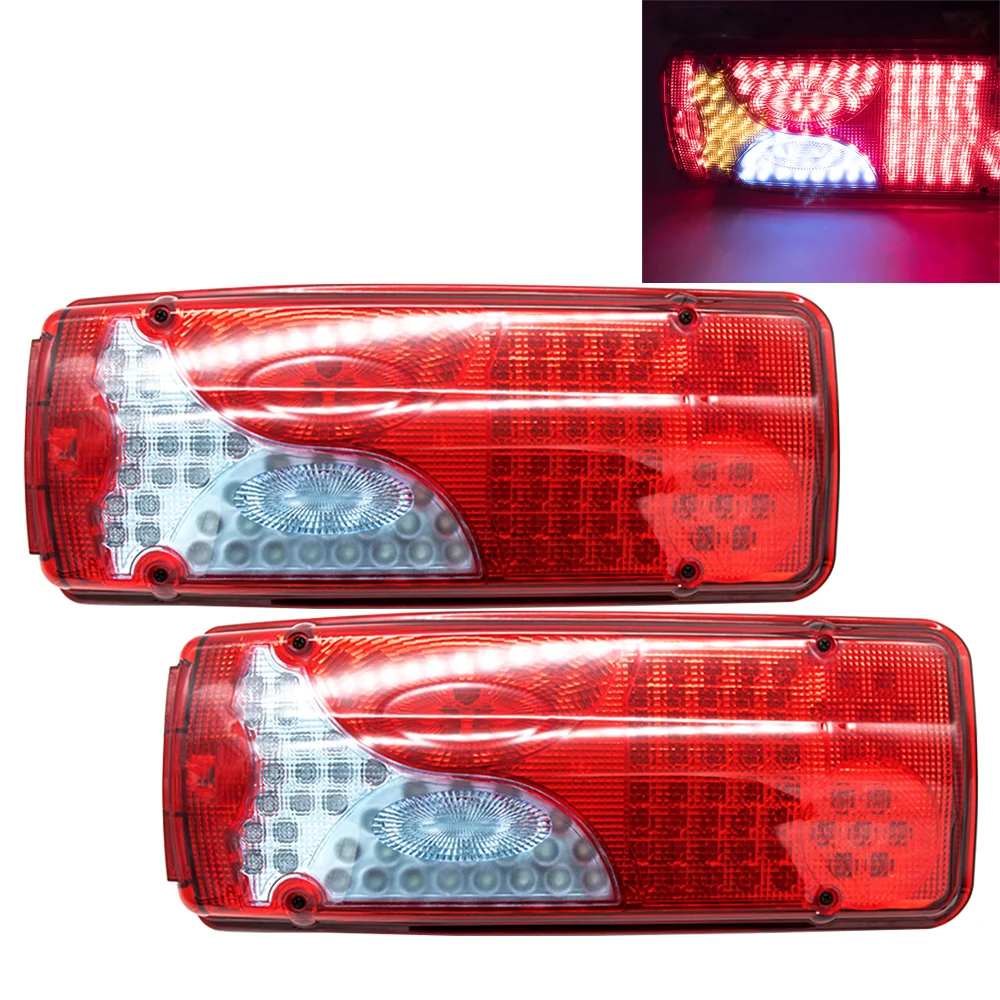 1 пара 24V 120LED задний противотуманный светильник автомобиля стоп Грузовой