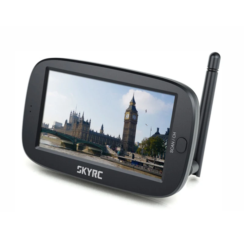 SkyRC FPV монитор 4 3 &quotLCD 5 8G 40Ch HD полос авто канал поиск в реальном времени передача