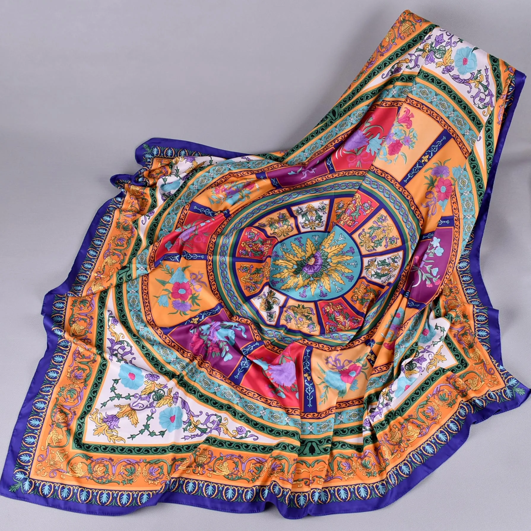 Новый дизайнерский женский шарф бандада роскошный брендовый с принтом пашмины