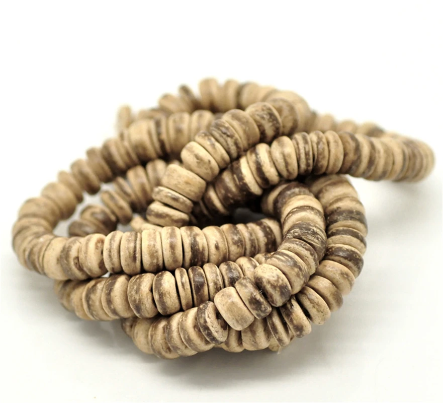 Бусины DoreenBeads 4 нити из натурального кокосового дерева круглые бусины ручной