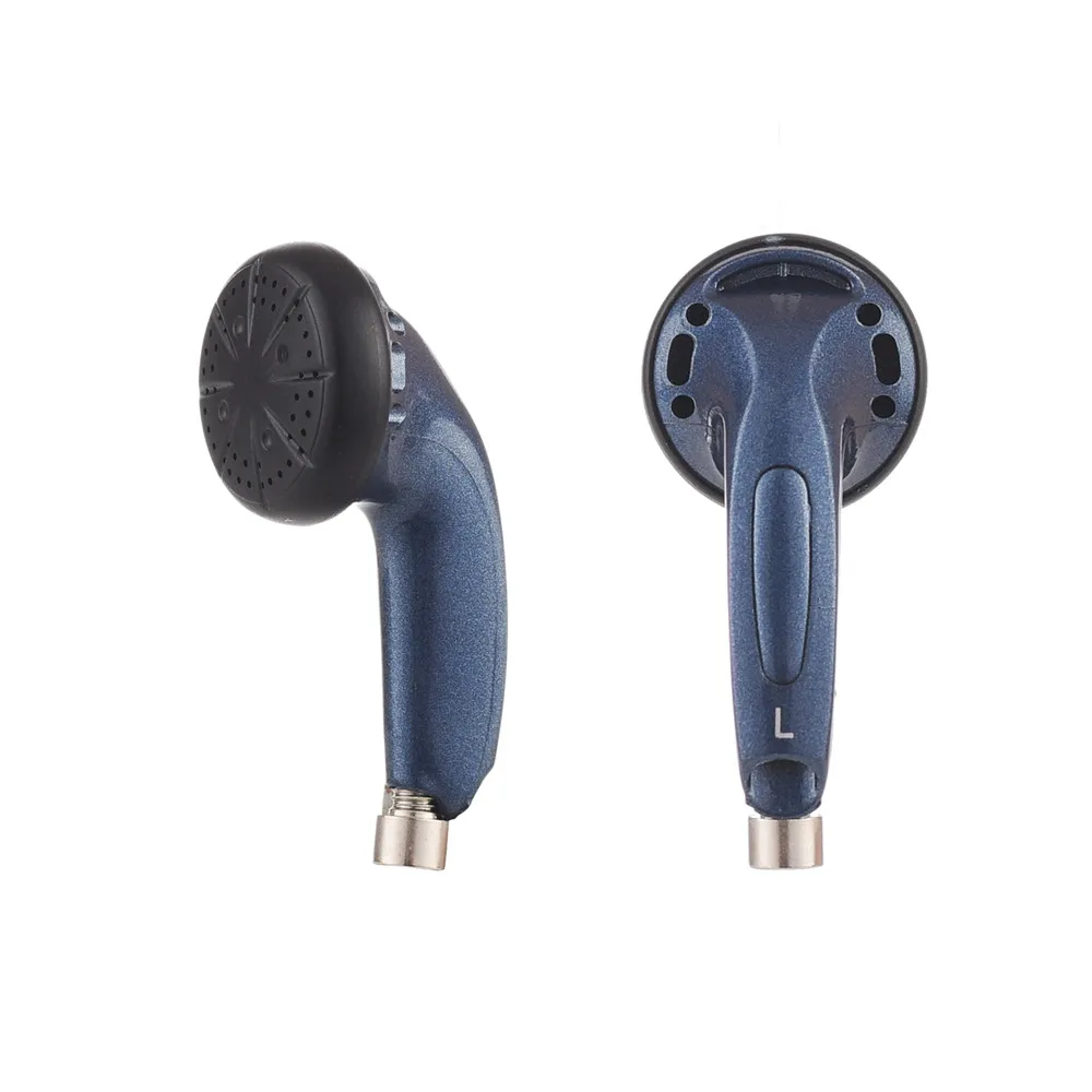 Blue No Cable FENGRU DIY EMX500 Lite наушники с плоской головкой DIY наушники HiFi бас наушники DJ наушники тяжелый бас качество звука MMCX интерфейс MX500 - Цвет: Blue No Cable