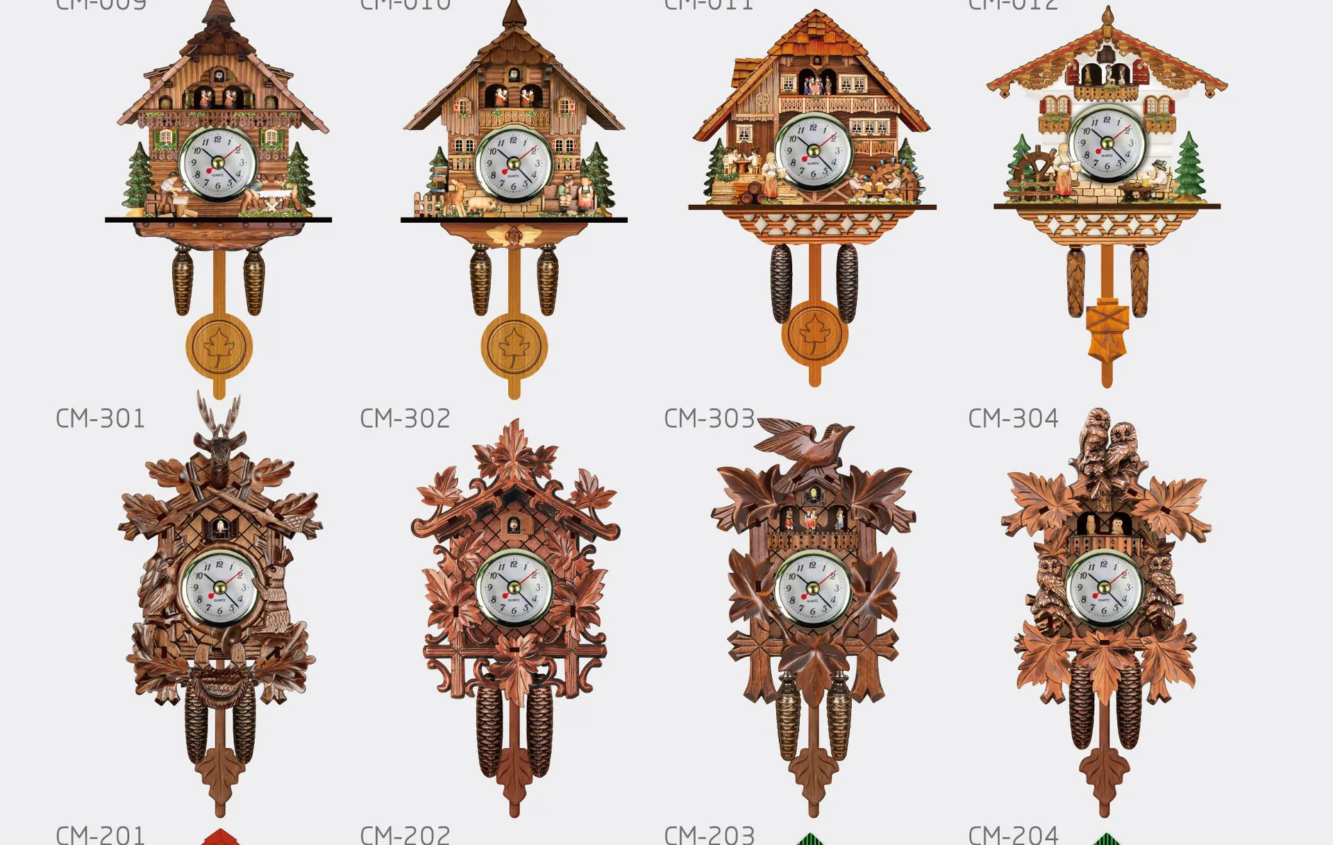 Cuckoo Wall Clock Originality Wood Quality European Style A Living Room Complex Ancient Wall Clock Diy Clock
