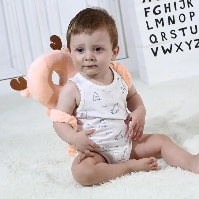 

Baby Head Protection Cute Cotton Headrest Pillow Anti Crash Toddler Care