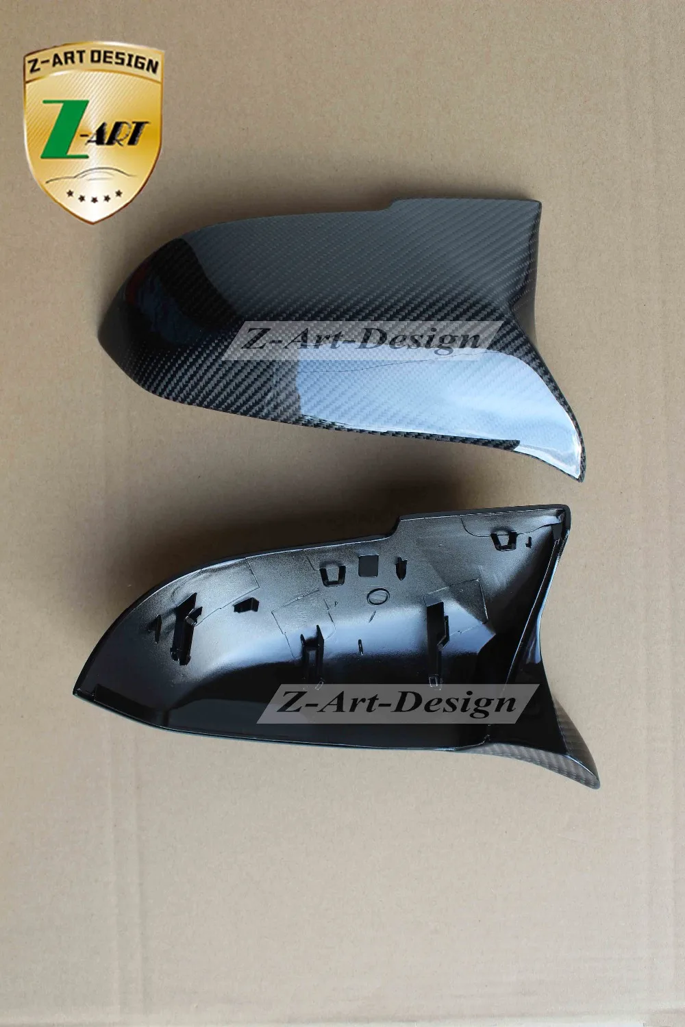 Z-ART заменитель углеродное волокно зеркалом заднего вида Обложка для BMW F32 F33 F36 4