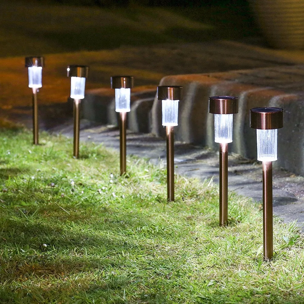 Szvfun 12 шт. светодиодный солнечный свет открытый Luz Солнечный на батарейках Спайк