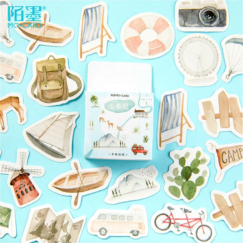 46 шт дорожный стикер для канцелярских товаров Totem Memo sticker s Pack разместил его Kawaii планировщик для скрапбукинга Escolar школьные принадлежности