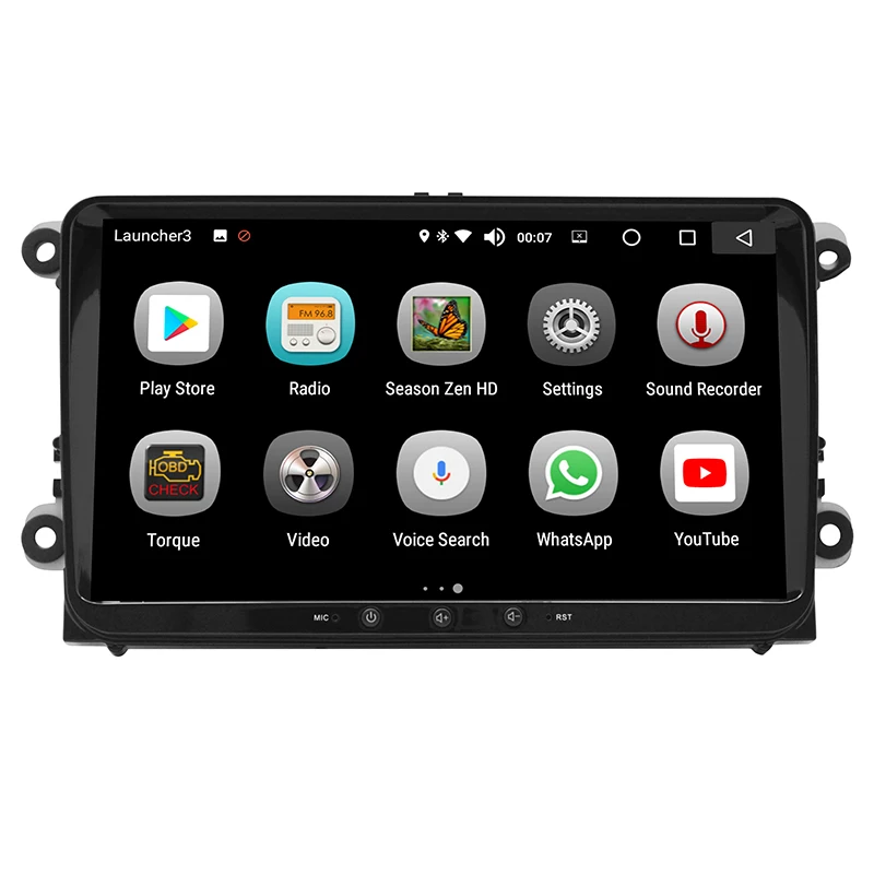 Автомобильное радио GPS навигация 9 дюймов 4 ГБ/32 ГБ Android 8 0 Bluetooth автоприемник Аудио