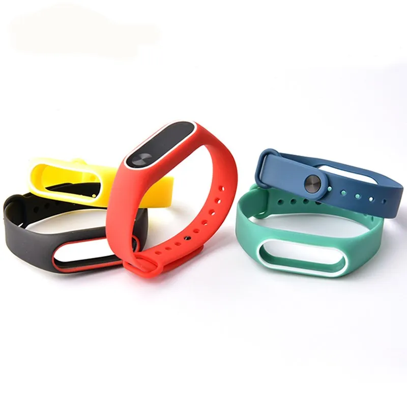 For Xiaomi Mi Band 2 Strap Replacing Smart Bracelet Accessories xiaomi band Colorful Silicone strap | Электроника