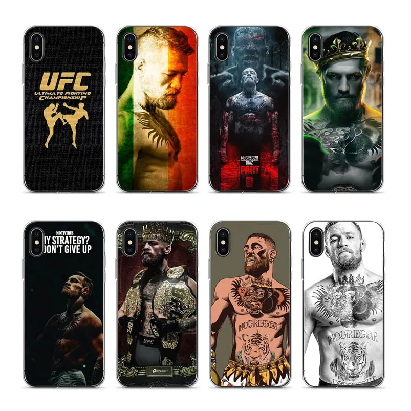Чехол из ТПУ OUTMIX Конор Макгрегор для iPhone 8 plus XS max XR 7 6 6s 5 5S SE Coque Shell