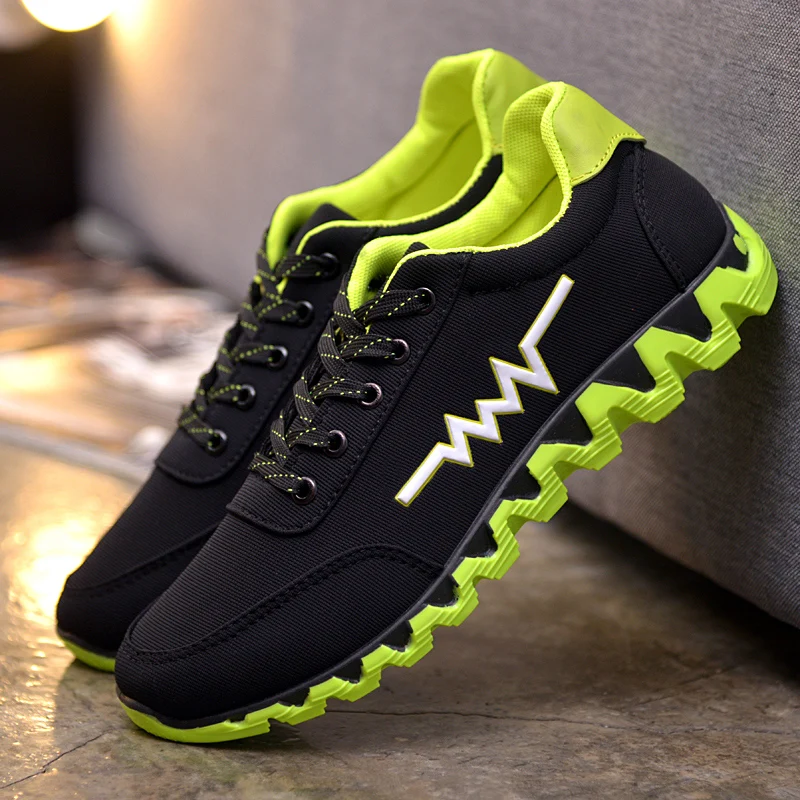

2019 Men's Vulcanized Shoes Lace-up Outdoor Walking Male Shoes Spring Summer Fashion Trend Men Casual Flat Shoes Sneakers Cheap