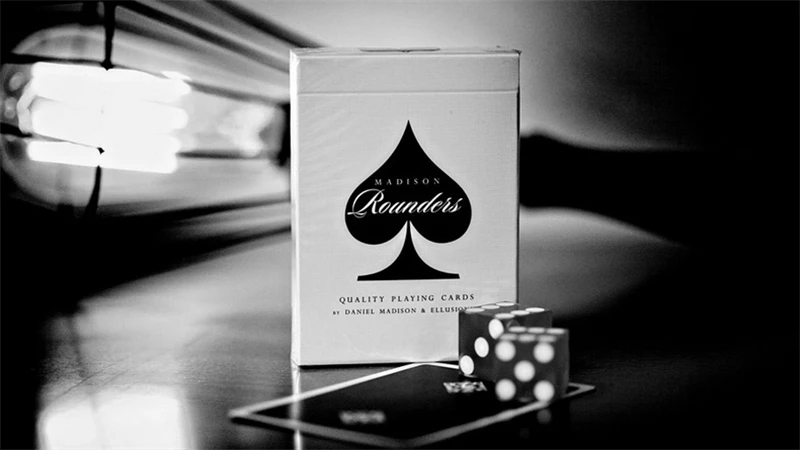 Madison Rounders черная колода эллюсионист игральные карты Волшебная категория покер