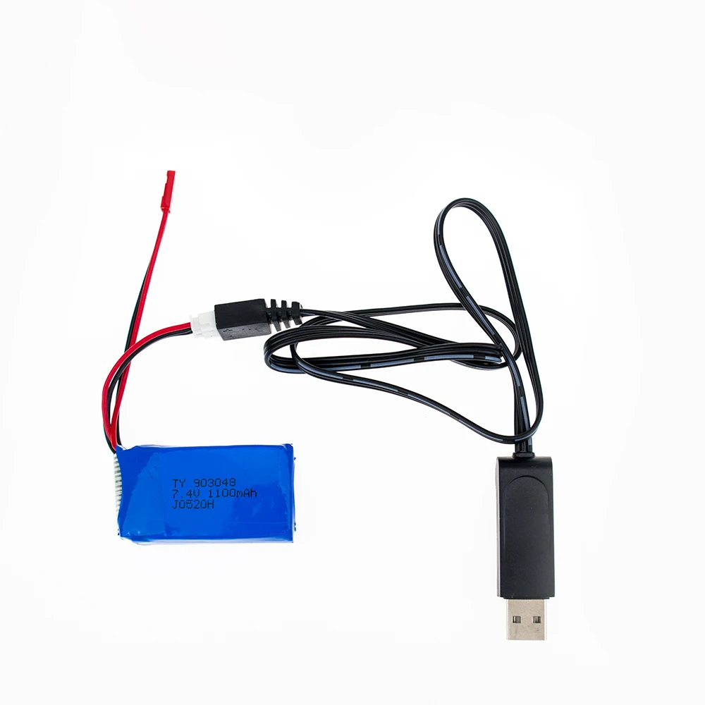 Горячая 7 4 в 1100 мАч Wltoys USB зарядное устройство A949 A959 A969 A979 K929 LiPo батарея JST вилка