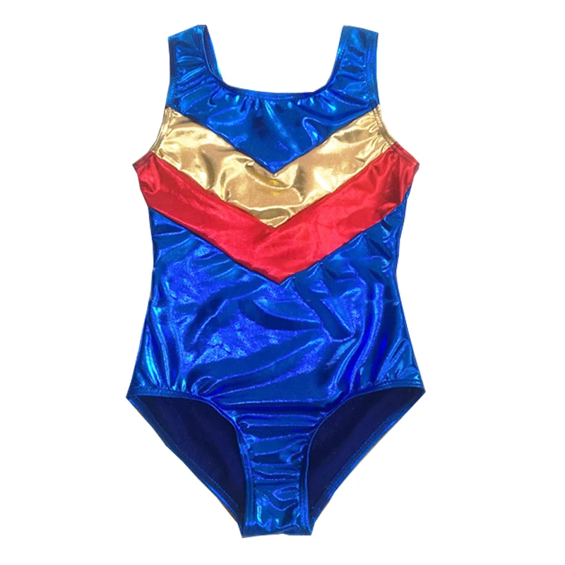 

gymnastics leotard tank metallic shinny leotard holographic gymnastic leotard for girls