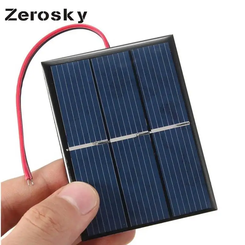 Панель солнечных батарей Zerosky 0 65 Вт 1 5 В панель зарядного устройства сотового