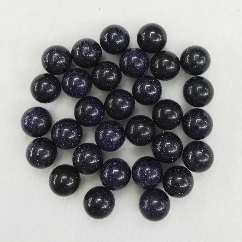 

Wholesale 50pcs/lot natural blue sand Stone Ball Beads, 12mm No Hole Stone Bead Ball Decoration Free Shipping