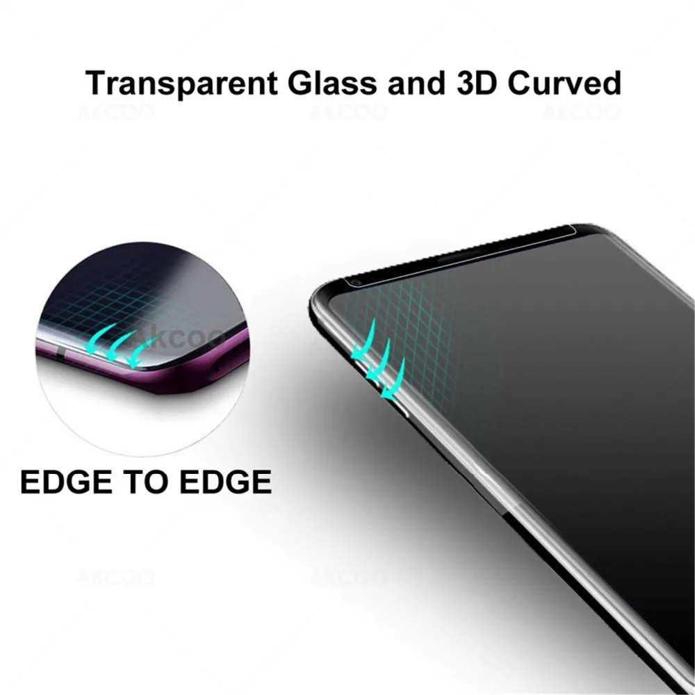3D УФ жидкий нано закаленное Стекло для LG V30 V40 ThinQ полностью наклеиваемая