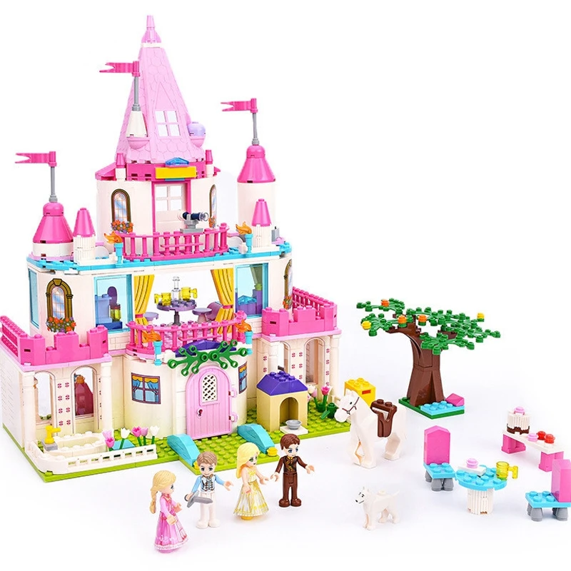 Для девочек серия Alice Princess строительные блоки фигурка друзей КОРОЛЕВСКАЯ КАРЕТА