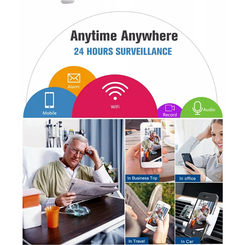 2.0MP Беспроводная IP камера умный дом безопасность CCTV WIFI видео съемка двусторонний