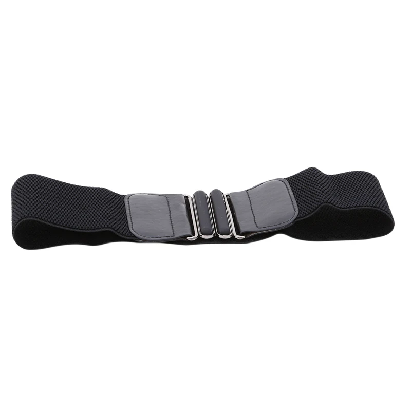 New Fashion Women belts Wide Warm PU bunds Punk Elastic Belt Square Buckle Black Dress Decorate Waistband Bigsweety | Аксессуары для
