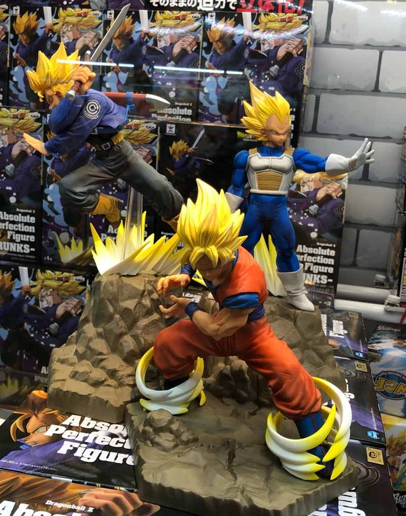 WSTXBD Dragon Ball Z DBZ абсолютное совершенство фигурка SSJ Goku шорты Вегета Игрушечная