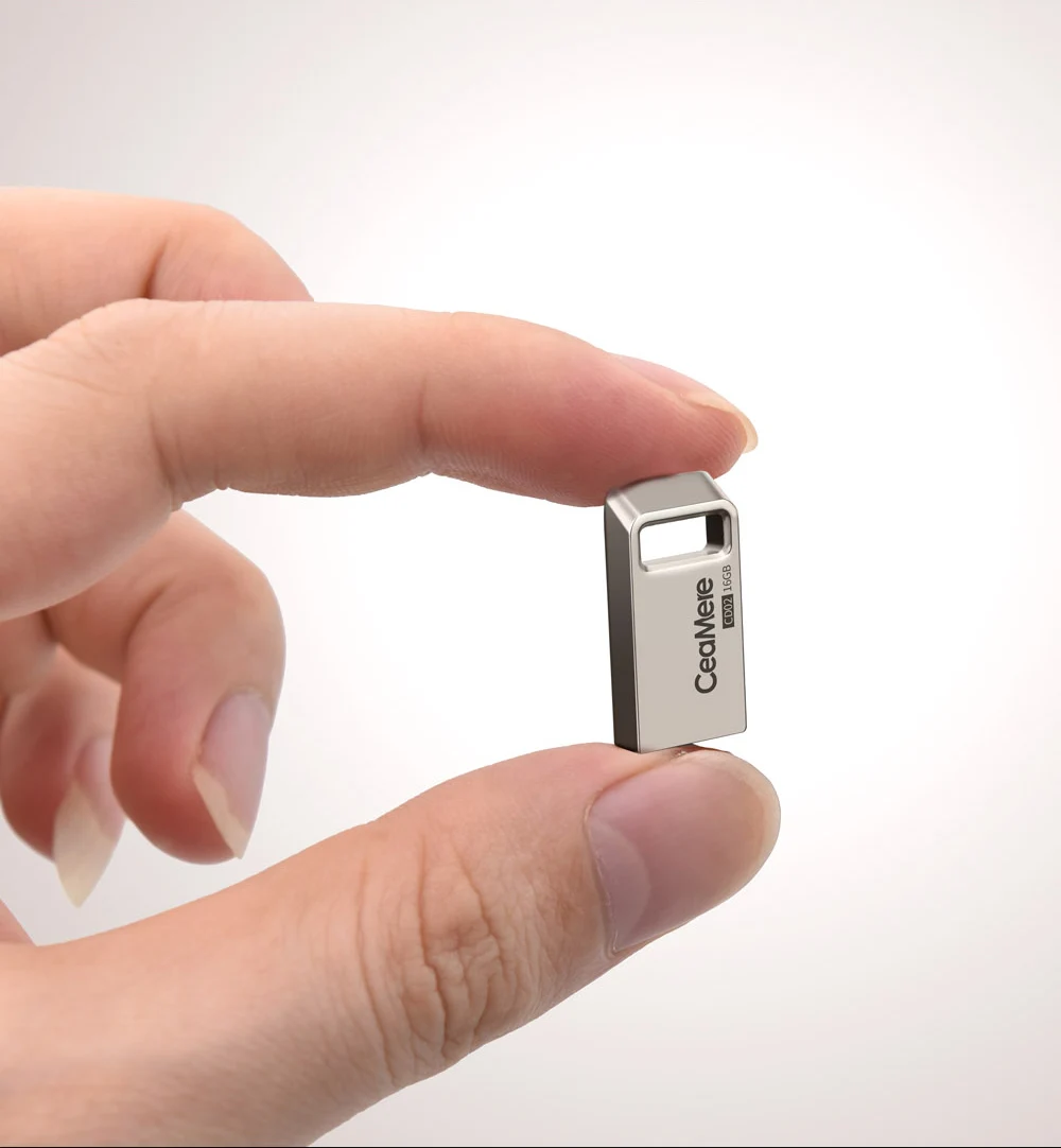 Ceamere CD02 USB флеш-накопитель 8 ГБ/16 ГБ/32 ГБ/64 Гб мини-накопитель металлический флеш-накопитель 2,0 флеш-накопитель карта памяти USB диск 64 Гб USB