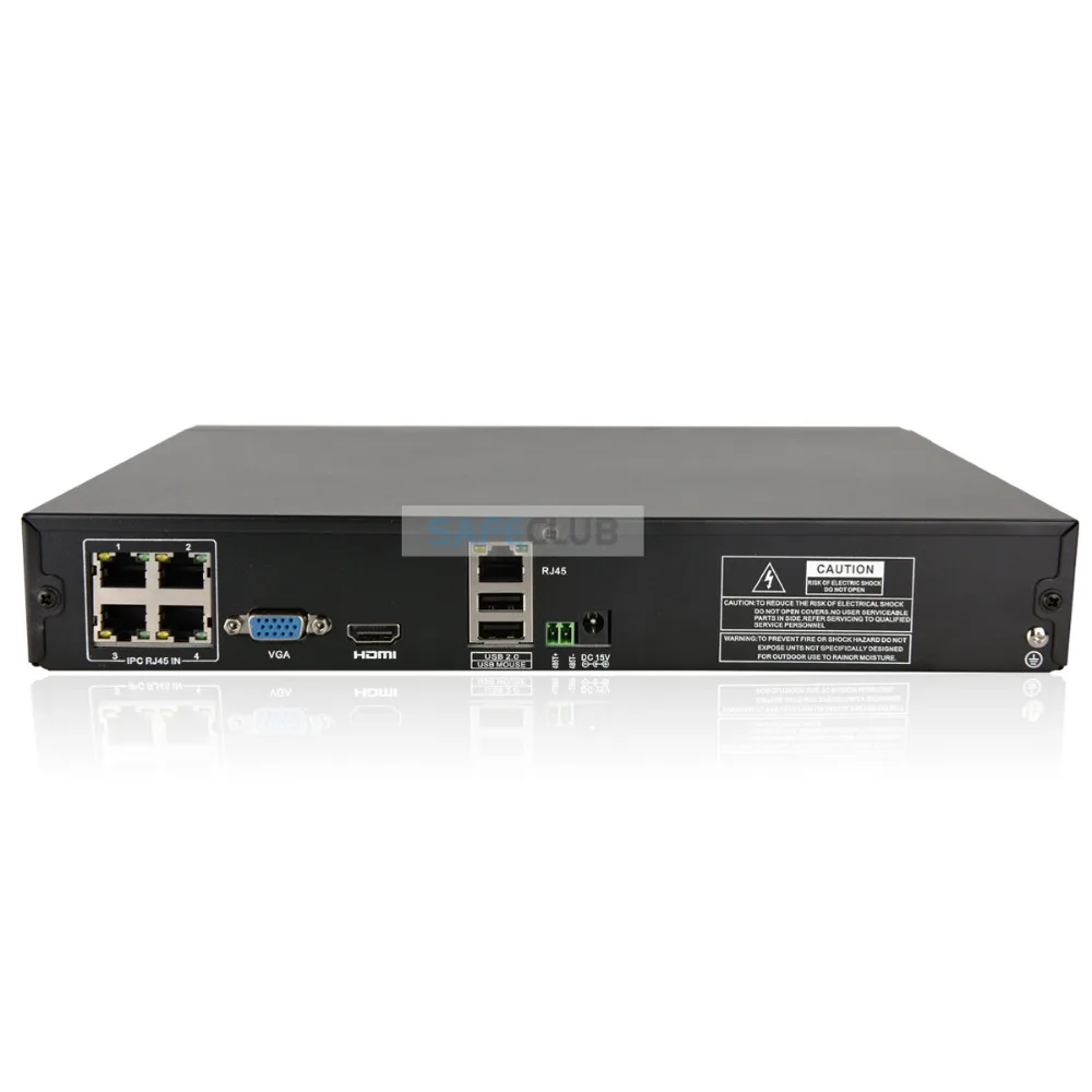 48 В 4ch POE 1080 P NVR CCTV Системы 4 шт. 2.0mp Открытый IP Камера 2.8 мм 12 объектив с переменным