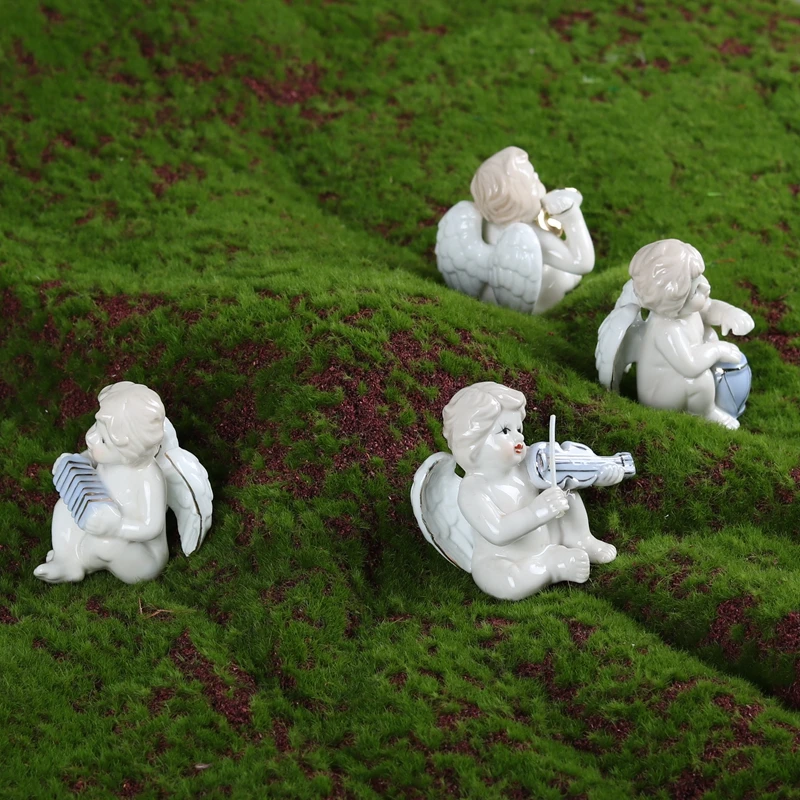 1 шт. милые ангелы керамические современные для дома маленькие размеры