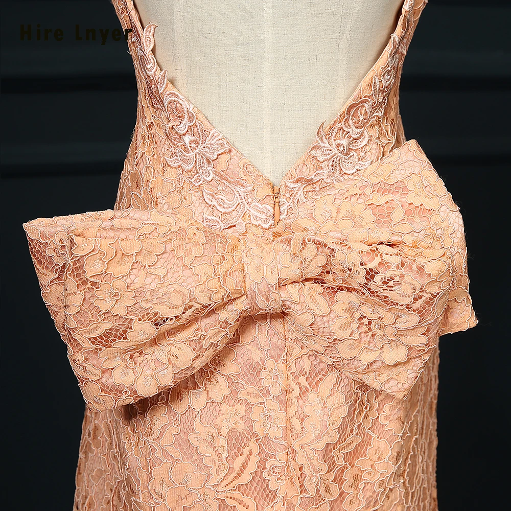 Новое поступление Vestido De Noiva Com Renda сексуальное оранжевое свадебное платье с