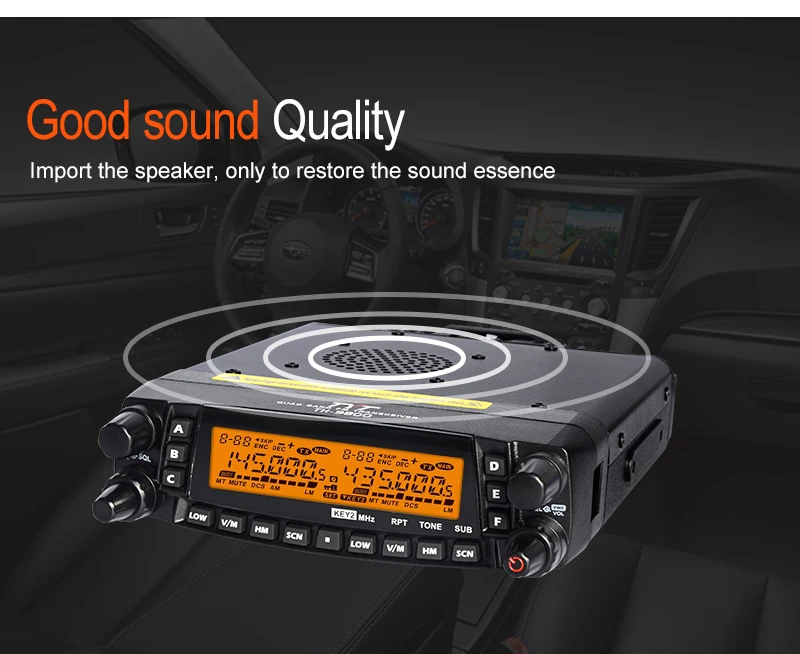 TYT TH-9800 мобильный трансивер радиостанция 50 Вт повторителя скремблер quad band