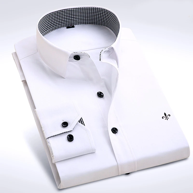 Dudalina Camisa мужские рубашки с длинным рукавом мужская рубашка брендовая одежда умный Повседневный тонкий крой Camisa Social Masculina Chemise Homme