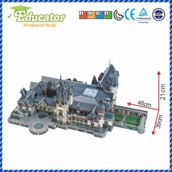 3D головоломка модель бумажной игры Diy Пелес замок модель|3d puzzle|puzzle model3d puzzle model |