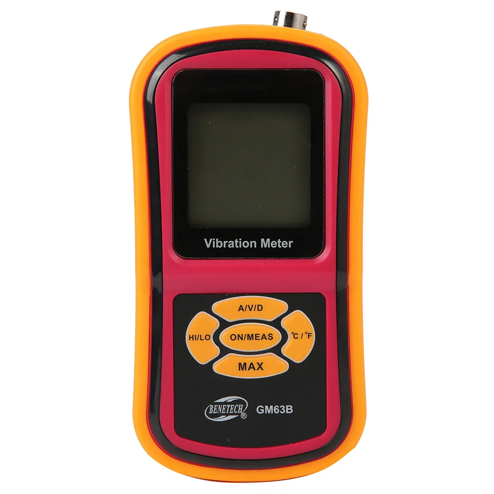 New GM63B Portable Digital Vibration Tester Analyzer with Temperature Meter Handheld Gauge Vibrometer | Инструменты