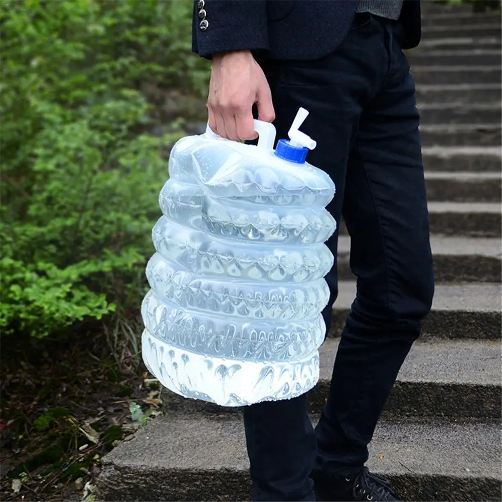 Портативное уличное ведро для воды мягкий резервуар телескопическая сумка