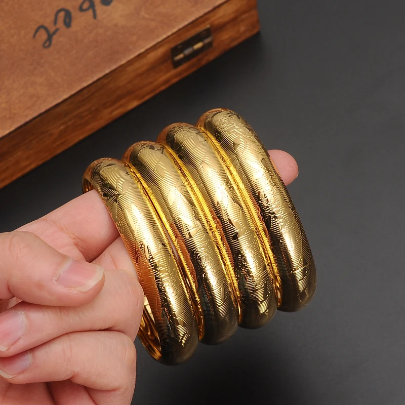 Большие золотистые/Серебристые браслеты из Дубая 1 шт.|silver bangles women|silver banglebangles women |
