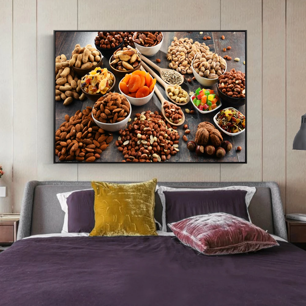 Кухня тема холст искусство картины на настенные холсты картины для кухни комнаты декор хлеб молоко Холст Плакаты и принты