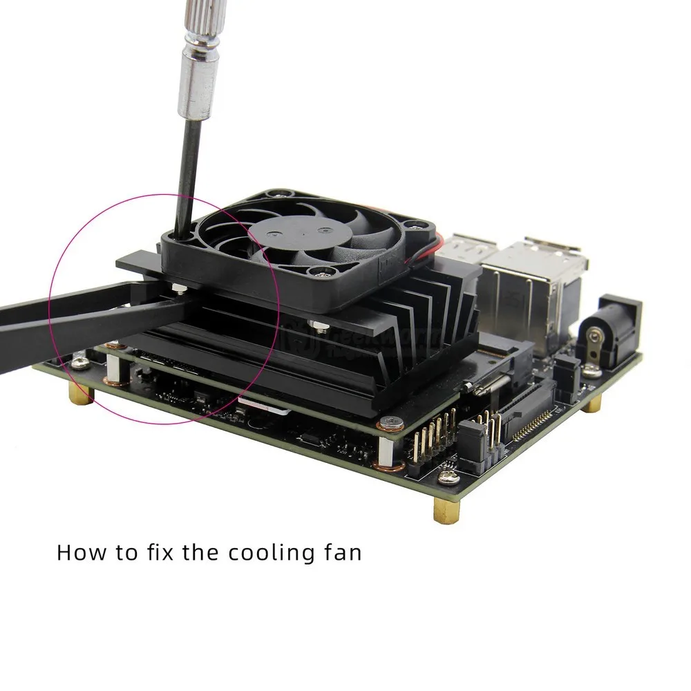 Вентилятор охлаждения 4007 40 мм 4 см 40*40*7 для NVIDIA Jetson Nano макетная плата DC5V вентилятор