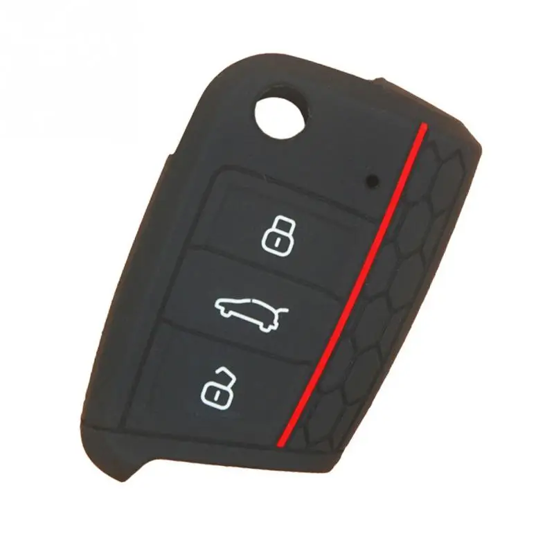 Новый Стильный чехол для автомобильного ключа мужчин и женщин силиконовый